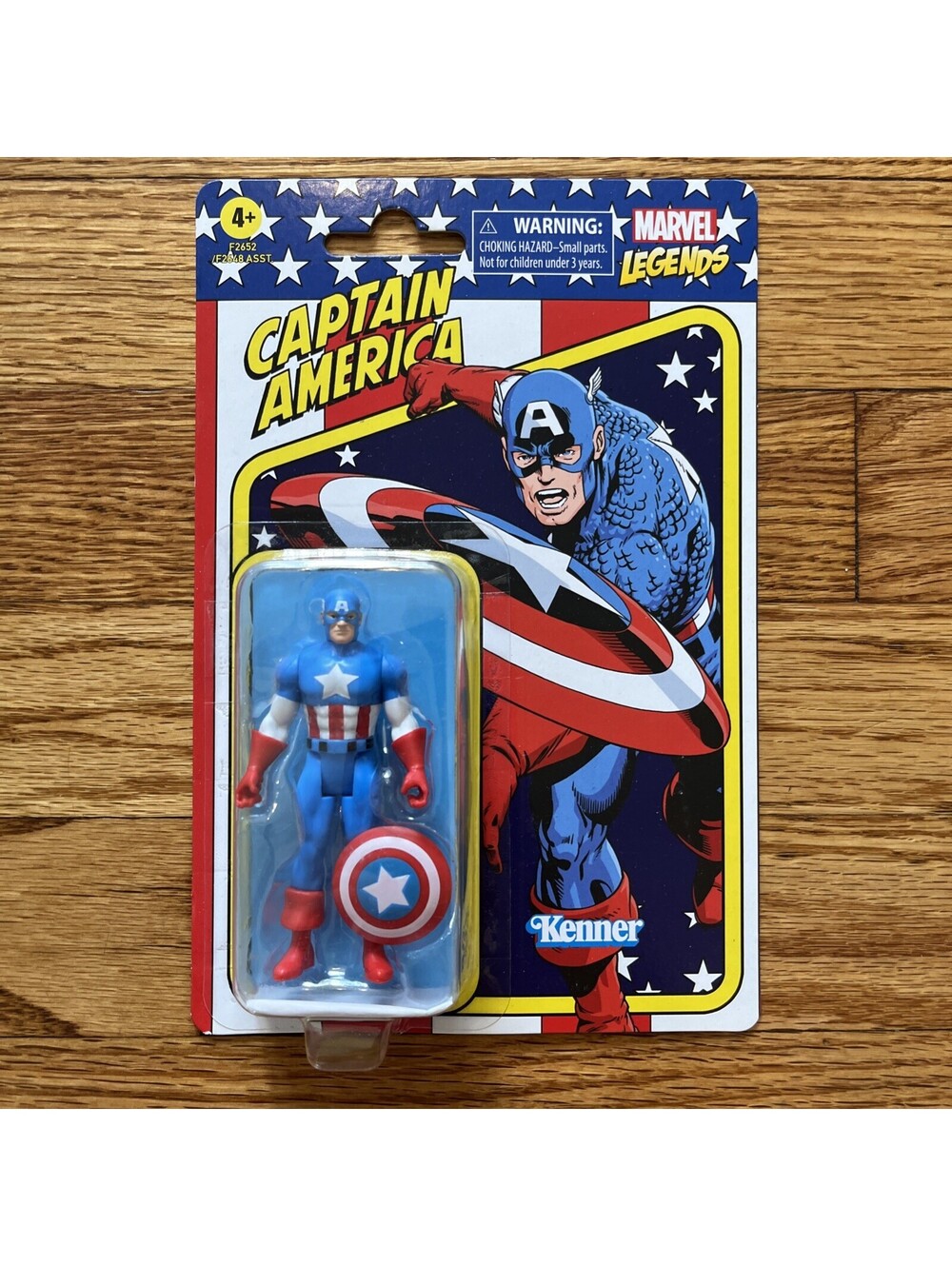 Hasbro Marvel Legends Retro 3.75" Captain America. New & Factory Sealed